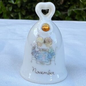 Precious Moments November Bell 1990
